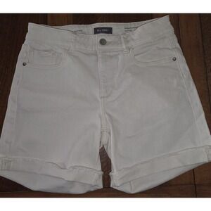 DL1961 Womens Denim Karlie‎ Boyfriend Fit Shorts Cut Off Vintage White Size 25